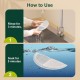 Gimars 4L UltraQuiet BPA-Free Cat Fountain Wireless with Motion Sensor, 5000 mAh Battery, Drinking Fountain for Cats, Wireless, Water Fountain for Cats with Sensor, Cat Drinking Fountain without Cable