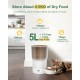 Gimars Automatic Cat Feeder for 2 Cats, 5L, 12 Servings, 6 Meals a Day, Timed Automatic Cat Feeder with 2 Stainless Steel Bowls, Dual Power Supply Gimars Automatic Cat Feeder for 2 Cats, 5L, 12 Servings, 6 Meals a Day, Timed Automatic Cat Feeder with 2 Stainless Steel Bowls, Dual Power Supply
