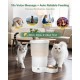 Gimars Automatic Cat Feeder for 2 Cats, 5L, 12 Servings, 6 Meals a Day, Timed Automatic Cat Feeder with 2 Stainless Steel Bowls, Dual Power Supply Gimars Automatic Cat Feeder for 2 Cats, 5L, 12 Servings, 6 Meals a Day, Timed Automatic Cat Feeder with 2 Stainless Steel Bowls, Dual Power Supply