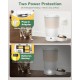 Gimars Automatic Cat Feeder for 2 Cats, 5L, 12 Servings, 6 Meals a Day, Timed Automatic Cat Feeder with 2 Stainless Steel Bowls, Dual Power Supply Gimars Automatic Cat Feeder for 2 Cats, 5L, 12 Servings, 6 Meals a Day, Timed Automatic Cat Feeder with 2 Stainless Steel Bowls, Dual Power Supply