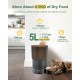 Gimars Automatic Cat Feeder for 2 Cats, 5L, 12 Servings, 6 Meals a Day, Timed Automatic Cat Feeder with 2 Stainless Steel Bowls, Dual Power Supply Gimars Automatic Cat Feeder for 2 Cats, 5L, 12 Servings, 6 Meals a Day, Timed Automatic Cat Feeder with 2 Stainless Steel Bowls, Dual Power Supply