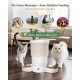 Gimars Automatic Cat Feeder for 2 Cats, 5L, 12 Servings, 6 Meals a Day, Timed Automatic Cat Feeder with 2 Stainless Steel Bowls, Dual Power Supply Gimars Automatic Cat Feeder for 2 Cats, 5L, 12 Servings, 6 Meals a Day, Timed Automatic Cat Feeder with 2 Stainless Steel Bowls, Dual Power Supply
