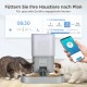 Grandtail 2.4 G WiFi Automatic Cat Food with App Control, 6 L Cat Feeder Includes Desiccant Bag, BPA-Free, 10s Voice Recording, Double Power Supply Grandtail 2.4 G WiFi Automatic Cat Food with App Control, 6 L Cat Feeder Includes Desiccant Bag, BPA-Free, 10s Voice Recording, Double Power Supply