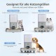 Grandtail 2.4 G WiFi Automatic Cat Food with App Control, 6 L Cat Feeder Includes Desiccant Bag, BPA-Free, 10s Voice Recording, Double Power Supply Grandtail 2.4 G WiFi Automatic Cat Food with App Control, 6 L Cat Feeder Includes Desiccant Bag, BPA-Free, 10s Voice Recording, Double Power Supply