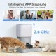 Grandtail 2.4 G WiFi Automatic Cat Food with App Control, 6 L Cat Feeder Includes Desiccant Bag, BPA-Free, 10s Voice Recording, Double Power Supply Grandtail 2.4 G WiFi Automatic Cat Food with App Control, 6 L Cat Feeder Includes Desiccant Bag, BPA-Free, 10s Voice Recording, Double Power Supply