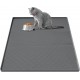 Große Katzenklo Matte, 86.3x55.9cm Wasserdicht Urinbeständiges Katzenmatte Katzenklo, Katzenstreu Matte aus Lebensmittelechtem Silikon, Leicht zu Reinigen, rutschfeste Katzenmatte für den Boden Große Katzenklo Matte, 86.3x55.9cm Wasserdicht Urinbeständiges Katzenmatte Katzenklo, Katzenstreu Matte aus Lebensmittelechtem Silikon, Leicht zu Reinigen, rutschfeste Katzenmatte für den Boden