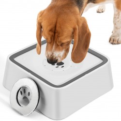 HAPPY HACHI Water Bowl Anti Slip with Carbon Filter, Slow Water Drinker for Dogs with Non-Slip, Leak-Proof Pet Bowl for Indoor Use HAPPY HACHI Water Bowl Anti Slip with Carbon Filter, Slow Water Drinker for Dogs with Non-Slip, Leak-Proof Pet Bowl for Indoor Use