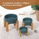 HCHLQLZ Raised Feeding Bowl for Cats Dogs and Puppies with Bowl Stand - Ceramic Dog Bowl Set of 2 for Cats Dogs Puppy Food and Water