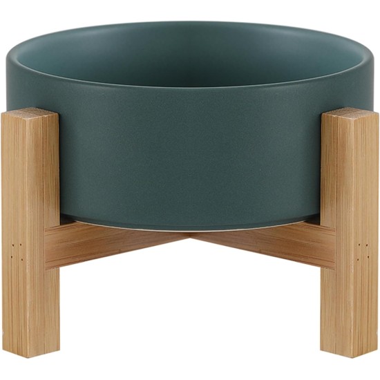 HCHLQLZ Raised Feeding Bowl for Cats Dogs and Puppies with Bowl Stand - Ceramic Dog Bowl Set of 2 for Cats Dogs Puppy Food and Water HCHLQLZ Raised Feeding Bowl for Cats Dogs and Puppies with Bowl Stand - Ceramic Dog Bowl Set of 2 for Cats Dogs Puppy Food and Water