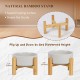 HCHLQLZ Raised Feeding Bowl for Cats Dogs and Puppies with Bowl Stand - Ceramic Dog Bowl Set of 2 for Cats Dogs Puppy Food and Water