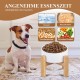 HCHLQLZ Raised Feeding Bowl for Cats Dogs and Puppies with Bowl Stand - Ceramic Dog Bowl Set of 2 for Cats Dogs Puppy Food and Water