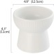 HCHLQLZ White Ceramic Cat Bowl Dog Bowl Feeding Bowl Cat Dog Feeding Station HCHLQLZ White Ceramic Cat Bowl Dog Bowl Feeding Bowl Cat Dog Feeding Station