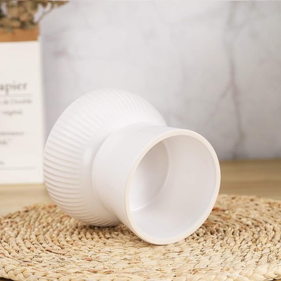 HCHLQLZ White Ceramic Cat Bowl Dog Bowl Feeding Bowl Cat Dog Feeding Station HCHLQLZ White Ceramic Cat Bowl Dog Bowl Feeding Bowl Cat Dog Feeding Station