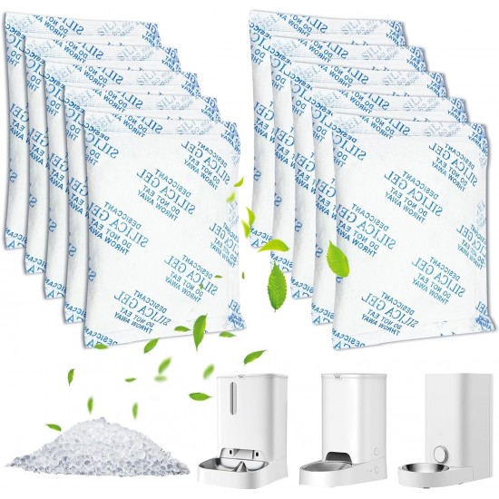 Haliya Pack of 10 Desiccant for Petkit 5L Automatic Cat Feeder, Desiccant Replacement for Feeder for Cats and Dogs, Food, Exchange Shops Haliya Pack of 10 Desiccant for Petkit 5L Automatic Cat Feeder, Desiccant Replacement for Feeder for Cats and Dogs, Food, Exchange Shops