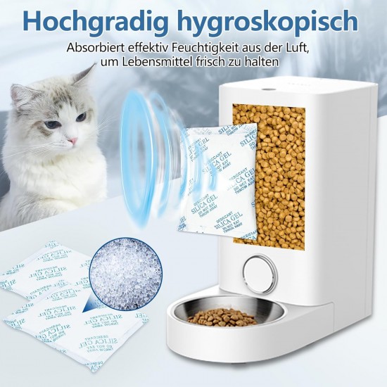 Haliya Pack of 10 Desiccant for Petkit 5L Automatic Cat Feeder, Desiccant Replacement for Feeder for Cats and Dogs, Food, Exchange Shops Haliya Pack of 10 Desiccant for Petkit 5L Automatic Cat Feeder, Desiccant Replacement for Feeder for Cats and Dogs, Food, Exchange Shops