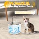 Happy & Polly Cat Fountain - 2.2 L Cat Fountain for Cats Indoor, 24/7 Running Pet Fountain Cat Dog Water Dispenser - Tap Cat Fountain with Strong Filter System Happy & Polly Cat Fountain - 2.2 L Cat Fountain for Cats Indoor, 24/7 Running Pet Fountain Cat Dog Water Dispenser - Tap Cat Fountain with Strong Filter System