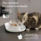 Hepper NomNom Leak-proof Raised Cat Bowls for Food and Water - Whiskers Relief Cat Bowl + Raised Cat Food Bowls: A Safe Cat Bowl for Messy Cats - Stainless Steel Hepper NomNom Leak-proof Raised Cat Bowls for Food and Water - Whiskers Relief Cat Bowl + Raised Cat Food Bowls: A Safe Cat Bowl for Messy Cats - Stainless Steel