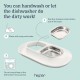Hepper NomNom Leak-proof Raised Cat Bowls for Food and Water - Whiskers Relief Cat Bowl + Raised Cat Food Bowls: A Safe Cat Bowl for Messy Cats - Stainless Steel Hepper NomNom Leak-proof Raised Cat Bowls for Food and Water - Whiskers Relief Cat Bowl + Raised Cat Food Bowls: A Safe Cat Bowl for Messy Cats - Stainless Steel