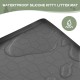 Homegroove 2Pcs Silicone Cat Litter Box Mat, 86.3x55CM Large Kitty Litter Box Mat for Indoor Cats, Litter Trapping (Grey, 86.3x55.8x0.1 Zentimeter) Homegroove 2Pcs Silicone Cat Litter Box Mat, 86.3x55CM Large Kitty Litter Box Mat for Indoor Cats, Litter Trapping (Grey, 86.3x55.8x0.1 Zentimeter)