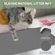 Homegroove 2Pcs Silicone Cat Litter Box Mat, 86.3x55CM Large Kitty Litter Box Mat for Indoor Cats, Litter Trapping (Grey, 86.3x55.8x0.1 Zentimeter) Homegroove 2Pcs Silicone Cat Litter Box Mat, 86.3x55CM Large Kitty Litter Box Mat for Indoor Cats, Litter Trapping (Grey, 86.3x55.8x0.1 Zentimeter)