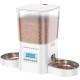 HoneyGuaridan Automatic Cat Feeder 2 Bowls, Distribute Food for 2 Cats Evenly, 3.5 L Automatic Feeder for Cats and Dogs, Stainless Steel Bowl, Voice Recording, 1-6 Meals/Day HoneyGuaridan Automatic Cat Feeder 2 Bowls, Distribute Food for 2 Cats Evenly, 3.5 L Automatic Feeder for Cats and Dogs, Stainless Steel Bowl, Voice Recording, 1-6 Meals/Day