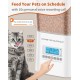 HoneyGuaridan Automatic Cat Feeder 2 Bowls, Distribute Food for 2 Cats Evenly, 3.5 L Automatic Feeder for Cats and Dogs, Stainless Steel Bowl, Voice Recording, 1-6 Meals/Day HoneyGuaridan Automatic Cat Feeder 2 Bowls, Distribute Food for 2 Cats Evenly, 3.5 L Automatic Feeder for Cats and Dogs, Stainless Steel Bowl, Voice Recording, 1-6 Meals/Day