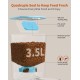 HoneyGuaridan Automatic Cat Feeder 2 Bowls, Distribute Food for 2 Cats Evenly, 3.5 L Automatic Feeder for Cats and Dogs, Stainless Steel Bowl, Voice Recording, 1-6 Meals/Day HoneyGuaridan Automatic Cat Feeder 2 Bowls, Distribute Food for 2 Cats Evenly, 3.5 L Automatic Feeder for Cats and Dogs, Stainless Steel Bowl, Voice Recording, 1-6 Meals/Day