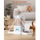 HoneyGuaridan Automatic Cat Feeder 2 Bowls, Distribute Food for 2 Cats Evenly, 3.5 L Automatic Feeder for Cats and Dogs, Stainless Steel Bowl, Voice Recording, 1-6 Meals/Day HoneyGuaridan Automatic Cat Feeder 2 Bowls, Distribute Food for 2 Cats Evenly, 3.5 L Automatic Feeder for Cats and Dogs, Stainless Steel Bowl, Voice Recording, 1-6 Meals/Day