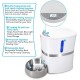 HoneyGuaridan Automatic Cat Feeder 2 Bowls, Distribute Food for 2 Cats Evenly, 3.5 L Automatic Feeder for Cats and Dogs, Stainless Steel Bowl, Voice Recording, 1-6 Meals/Day HoneyGuaridan Automatic Cat Feeder 2 Bowls, Distribute Food for 2 Cats Evenly, 3.5 L Automatic Feeder for Cats and Dogs, Stainless Steel Bowl, Voice Recording, 1-6 Meals/Day
