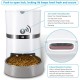 HoneyGuaridan Automatic Cat Feeder 2 Bowls, Distribute Food for 2 Cats Evenly, 3.5 L Automatic Feeder for Cats and Dogs, Stainless Steel Bowl, Voice Recording, 1-6 Meals/Day HoneyGuaridan Automatic Cat Feeder 2 Bowls, Distribute Food for 2 Cats Evenly, 3.5 L Automatic Feeder for Cats and Dogs, Stainless Steel Bowl, Voice Recording, 1-6 Meals/Day