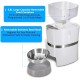 HoneyGuaridan Automatic Cat Feeder 2 Bowls, Distribute Food for 2 Cats Evenly, 3.5 L Automatic Feeder for Cats and Dogs, Stainless Steel Bowl, Voice Recording, 1-6 Meals/Day HoneyGuaridan Automatic Cat Feeder 2 Bowls, Distribute Food for 2 Cats Evenly, 3.5 L Automatic Feeder for Cats and Dogs, Stainless Steel Bowl, Voice Recording, 1-6 Meals/Day
