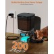 HoneyGuaridan Automatic Cat Feeder 2 Bowls, Distribute Food for 2 Cats Evenly, 3.5 L Automatic Feeder for Cats and Dogs, Stainless Steel Bowl, Voice Recording, 1-6 Meals/Day HoneyGuaridan Automatic Cat Feeder 2 Bowls, Distribute Food for 2 Cats Evenly, 3.5 L Automatic Feeder for Cats and Dogs, Stainless Steel Bowl, Voice Recording, 1-6 Meals/Day