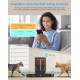 HoneyGuaridan Automatic Cat Feeder 2 Bowls with Motion Sensor, 2.4G WiFi Intelligent Cat Feeder for Remote Feeding, 3.5L Programmable Automatic Feeder for Cats and Dogs HoneyGuaridan Automatic Cat Feeder 2 Bowls with Motion Sensor, 2.4G WiFi Intelligent Cat Feeder for Remote Feeding, 3.5L Programmable Automatic Feeder for Cats and Dogs