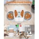 HoneyGuaridan Automatic Cat Feeder 2 Bowls with Motion Sensor, 2.4G WiFi Intelligent Cat Feeder for Remote Feeding, 3.5L Programmable Automatic Feeder for Cats and Dogs HoneyGuaridan Automatic Cat Feeder 2 Bowls with Motion Sensor, 2.4G WiFi Intelligent Cat Feeder for Remote Feeding, 3.5L Programmable Automatic Feeder for Cats and Dogs