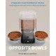 HoneyGuaridan Automatic Cat Feeder 2 Bowls with Motion Sensor, 2.4G WiFi Intelligent Cat Feeder for Remote Feeding, 3.5L Programmable Automatic Feeder for Cats and Dogs HoneyGuaridan Automatic Cat Feeder 2 Bowls with Motion Sensor, 2.4G WiFi Intelligent Cat Feeder for Remote Feeding, 3.5L Programmable Automatic Feeder for Cats and Dogs