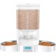 HoneyGuaridan Automatic Cat Feeder 2 Bowls with Motion Sensor, 2.4G WiFi Intelligent Cat Feeder for Remote Feeding, 3.5L Programmable Automatic Feeder for Cats and Dogs HoneyGuaridan Automatic Cat Feeder 2 Bowls with Motion Sensor, 2.4G WiFi Intelligent Cat Feeder for Remote Feeding, 3.5L Programmable Automatic Feeder for Cats and Dogs