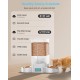 HoneyGuaridan Automatic Cat Feeder 2 Bowls with Motion Sensor, 2.4G WiFi Intelligent Cat Feeder for Remote Feeding, 3.5L Programmable Automatic Feeder for Cats and Dogs HoneyGuaridan Automatic Cat Feeder 2 Bowls with Motion Sensor, 2.4G WiFi Intelligent Cat Feeder for Remote Feeding, 3.5L Programmable Automatic Feeder for Cats and Dogs