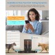 HoneyGuaridan Automatic Cat Feeder 2 Bowls with Motion Sensor, 2.4G WiFi Intelligent Cat Feeder for Remote Feeding, 3.5L Programmable Automatic Feeder for Cats and Dogs HoneyGuaridan Automatic Cat Feeder 2 Bowls with Motion Sensor, 2.4G WiFi Intelligent Cat Feeder for Remote Feeding, 3.5L Programmable Automatic Feeder for Cats and Dogs