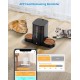 HoneyGuaridan Automatic Cat Feeder 2 Bowls with Motion Sensor, 2.4G WiFi Intelligent Cat Feeder for Remote Feeding, 3.5L Programmable Automatic Feeder for Cats and Dogs HoneyGuaridan Automatic Cat Feeder 2 Bowls with Motion Sensor, 2.4G WiFi Intelligent Cat Feeder for Remote Feeding, 3.5L Programmable Automatic Feeder for Cats and Dogs