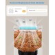 HoneyGuaridan Automatic Cat Feeder 2 Bowls with Motion Sensor, 2.4G WiFi Intelligent Cat Feeder for Remote Feeding, 3.5L Programmable Automatic Feeder for Cats and Dogs HoneyGuaridan Automatic Cat Feeder 2 Bowls with Motion Sensor, 2.4G WiFi Intelligent Cat Feeder for Remote Feeding, 3.5L Programmable Automatic Feeder for Cats and Dogs