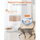 HoneyGuaridan Automatic Cat Feeder 2 Bowls with Motion Sensor, 2.4G WiFi Intelligent Cat Feeder for Remote Feeding, 3.5L Programmable Automatic Feeder for Cats and Dogs HoneyGuaridan Automatic Cat Feeder 2 Bowls with Motion Sensor, 2.4G WiFi Intelligent Cat Feeder for Remote Feeding, 3.5L Programmable Automatic Feeder for Cats and Dogs