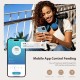 IMIPAW Automatic Cat Feeder, WiFi Cat Feeder with App Control for Dry Food for Pets, Programmable Feeder, Double Power Supply IMIPAW Automatic Cat Feeder, WiFi Cat Feeder with App Control for Dry Food for Pets, Programmable Feeder, Double Power Supply