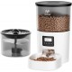 IMIPAW Automatic Cat and Cat Fountain, Timed Dry Food Dispenser for Pets, Programmable Portion Control, 1-6 Meals a Day, Cat Fountain for Drinking with Filter IMIPAW Automatic Cat and Cat Fountain, Timed Dry Food Dispenser for Pets, Programmable Portion Control, 1-6 Meals a Day, Cat Fountain for Drinking with Filter