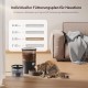 IMIPAW Automatic Cat and Cat Fountain, Timed Dry Food Dispenser for Pets, Programmable Portion Control, 1-6 Meals a Day, Cat Fountain for Drinking with Filter IMIPAW Automatic Cat and Cat Fountain, Timed Dry Food Dispenser for Pets, Programmable Portion Control, 1-6 Meals a Day, Cat Fountain for Drinking with Filter