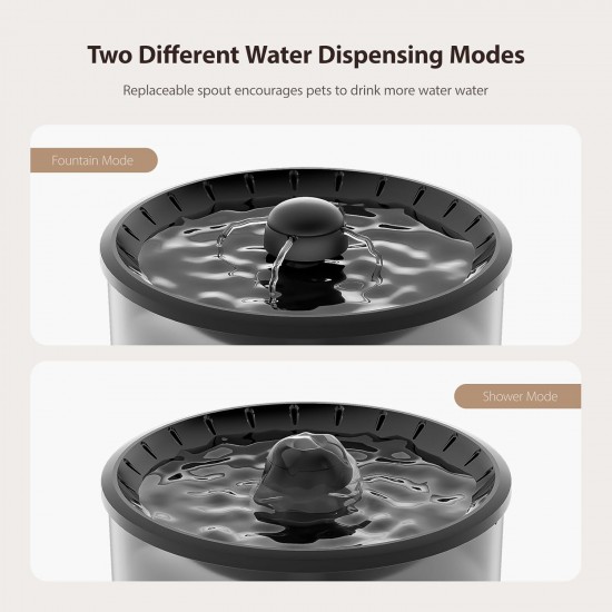 IMIPAW Automatic Cat and Cat Fountain, Timed Dry Food Dispenser for Pets, Programmable Portion Control, 1-6 Meals a Day, Cat Fountain for Drinking with Filter IMIPAW Automatic Cat and Cat Fountain, Timed Dry Food Dispenser for Pets, Programmable Portion Control, 1-6 Meals a Day, Cat Fountain for Drinking with Filter