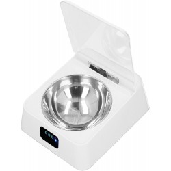 Intelligent Induction Feeder with Lid Opening for Small and Medium Pets, 350 ml, Rechargeable Dog and Cat Feeding Bowl with Infrared Sensor for Intelligent Induction Feeder with Lid Opening for Small and Medium Pets, 350 ml, Rechargeable Dog and Cat Feeding Bowl with Infrared Sensor for