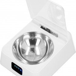 Intelligent Induction Feeder with Lid Opening for Small and Medium Pets, 350 ml, Rechargeable Dog and Cat Feeding Bowl with Infrared Sensor for Intelligent Induction Feeder with Lid Opening for Small and Medium Pets, 350 ml, Rechargeable Dog and Cat Feeding Bowl with Infrared Sensor for