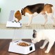Intelligent Induction Feeder with Lid Opening for Small and Medium Pets, 350 ml, Rechargeable Dog and Cat Feeding Bowl with Infrared Sensor for