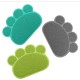 JOYJULY PVC Pet Dog Cat Puppy Kitten Dish Bowl Food Water Placemat Mat Paw Shape (Grey) JOYJULY PVC Pet Dog Cat Puppy Kitten Dish Bowl Food Water Placemat Mat Paw Shape (Grey)