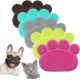 JOYJULY PVC Pet Dog Cat Puppy Kitten Dish Bowl Food Water Placemat Mat Paw Shape (Grey) JOYJULY PVC Pet Dog Cat Puppy Kitten Dish Bowl Food Water Placemat Mat Paw Shape (Grey)